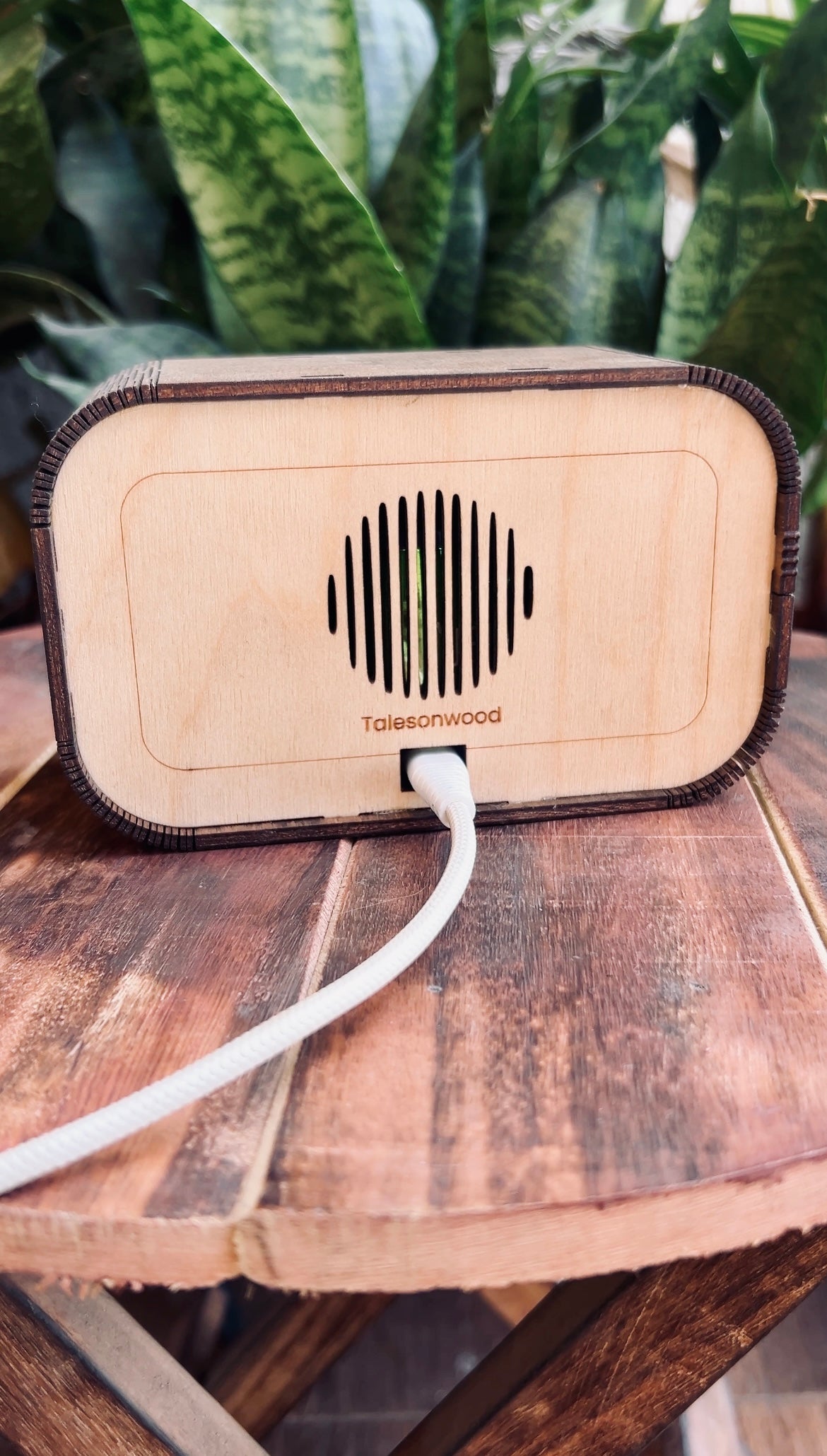 Echowood Retro Speaker with Name